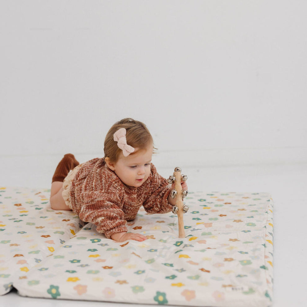 Imperfect | Playful Posies Organic Cotton Mat
