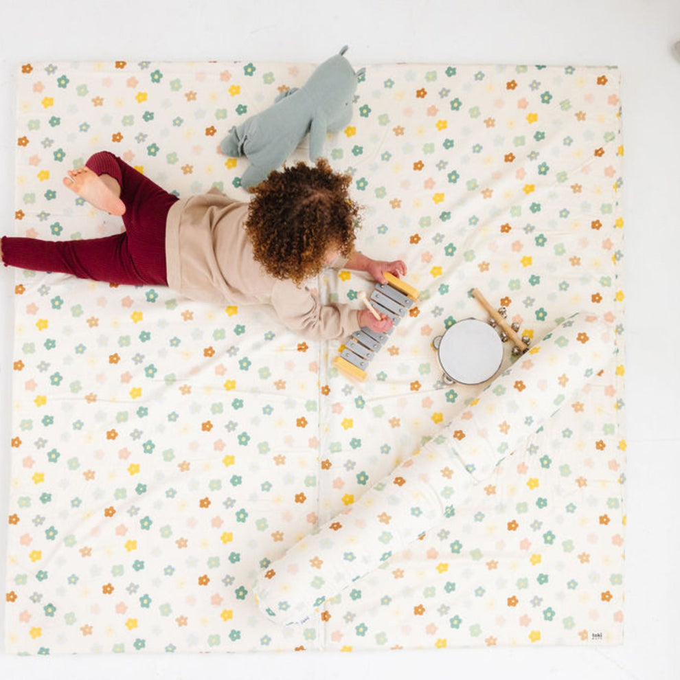 Imperfect | Playful Posies Organic Cotton Mat