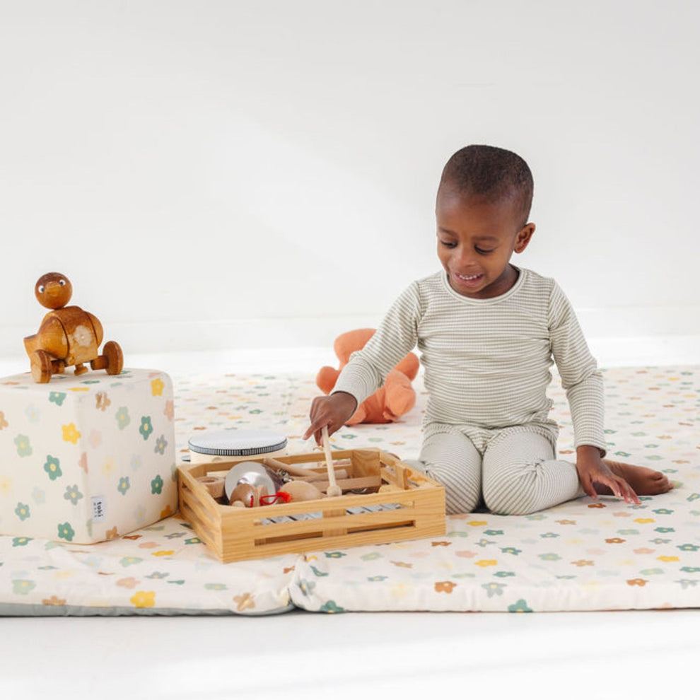 Imperfect | Playful Posies Organic Cotton Mat