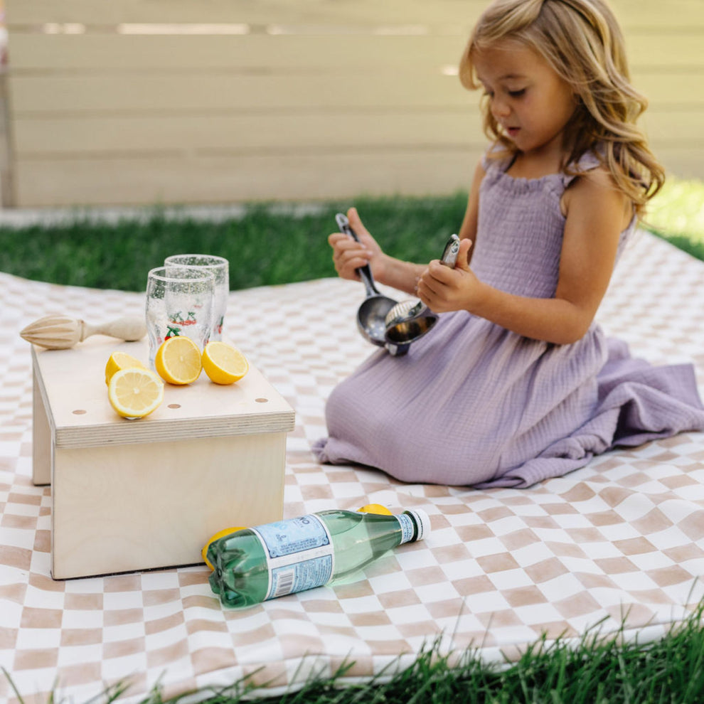 Imperfect | Checker Gumdrop Vegan Leather Mat