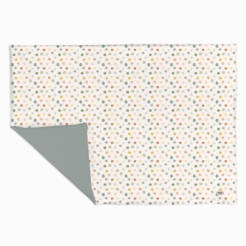 Imperfect | Playful Posies Organic Cotton Mat