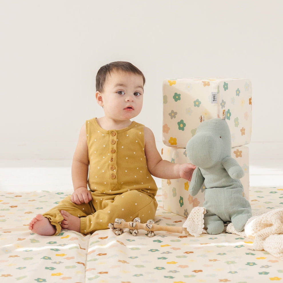 Imperfect | Playful Posies Organic Cotton Mat