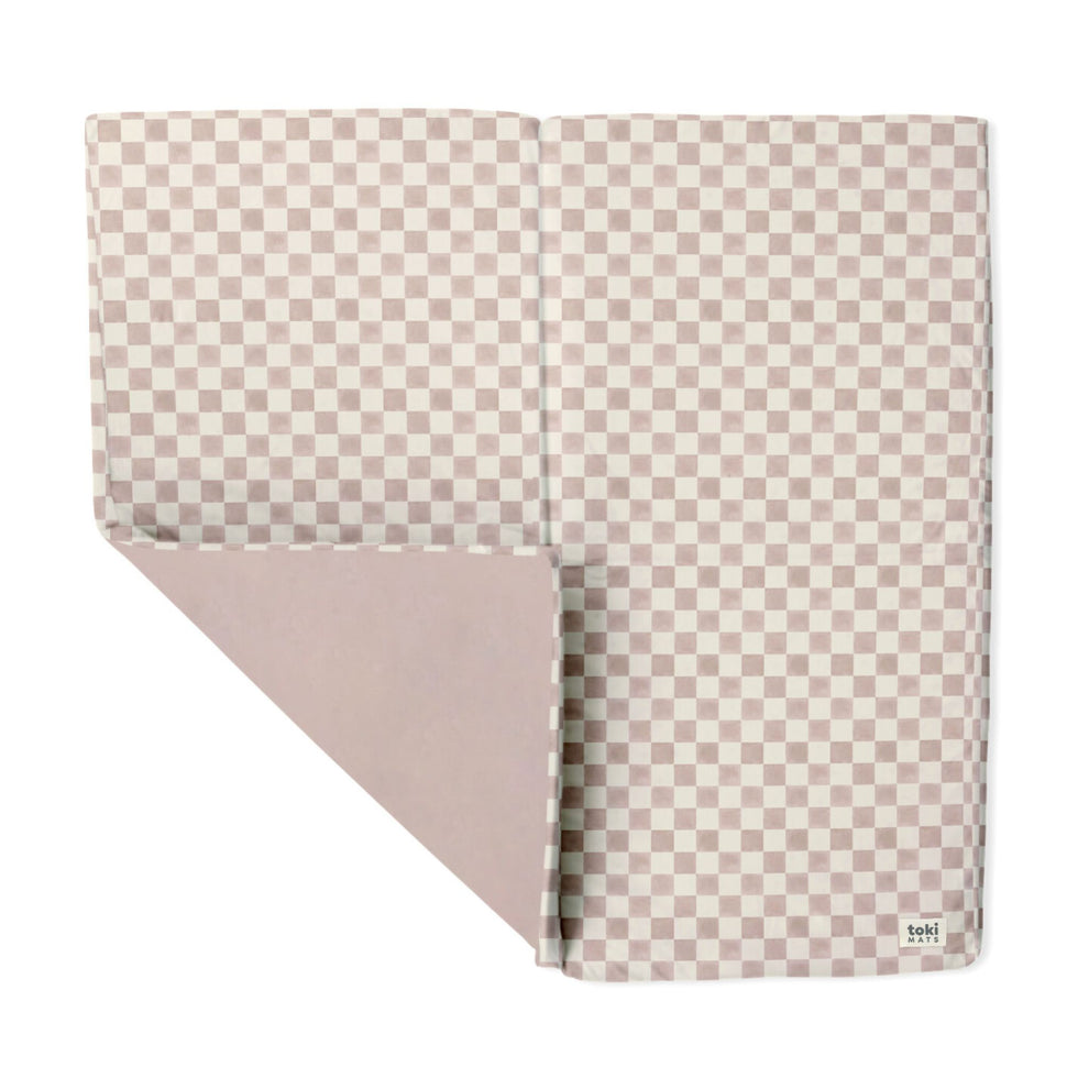 Imperfect | Checker Gumdrop Organic Cotton Mat