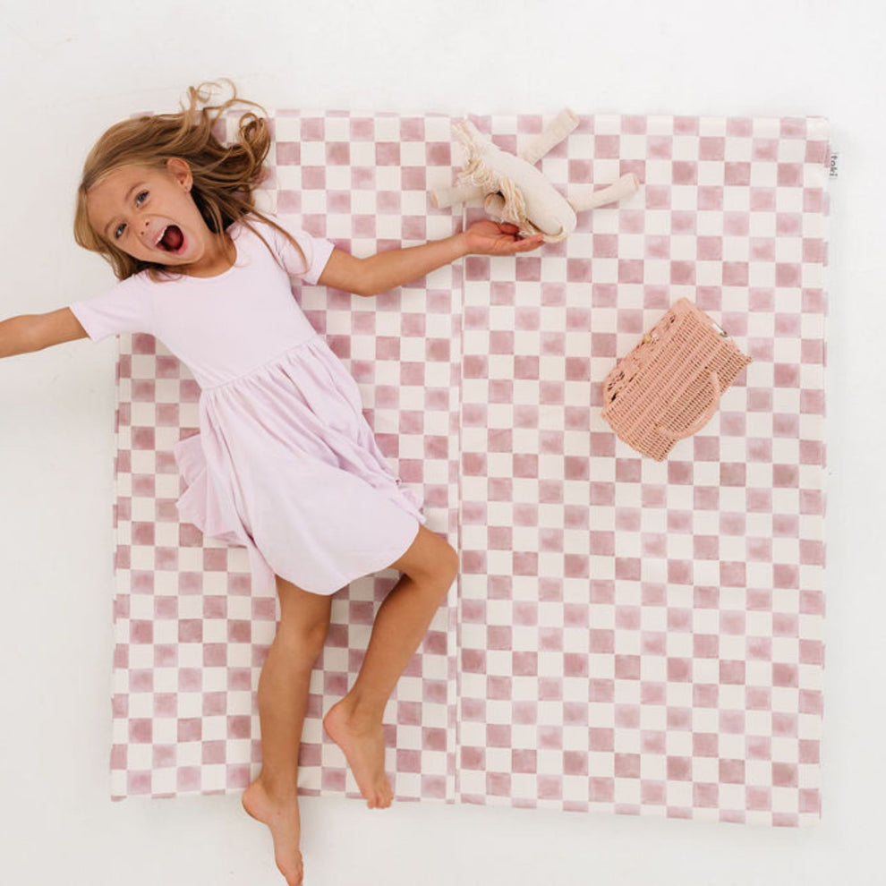 Imperfect | Checker Gumdrop Vegan Leather Mat