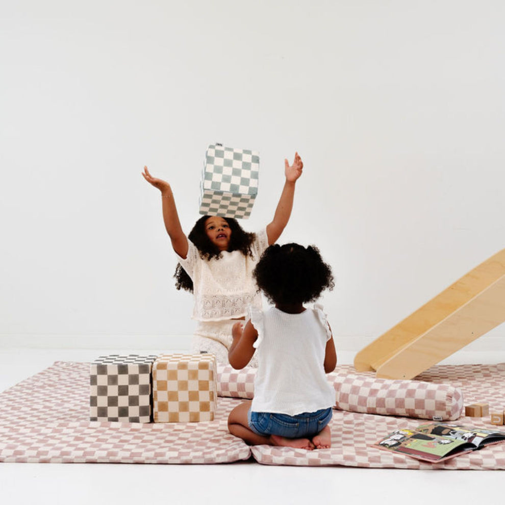 Imperfect | Checker Matcha Play Cube Cover