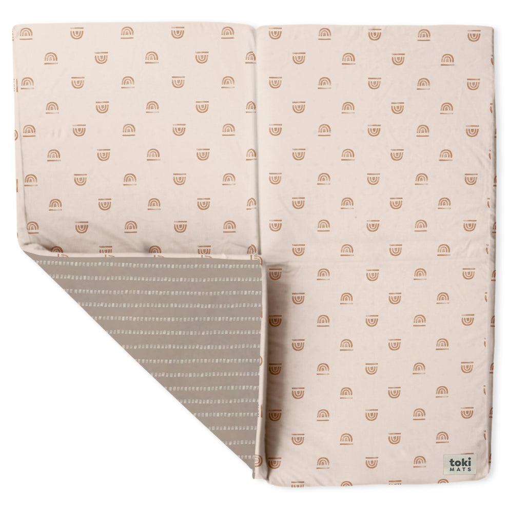 Imperfect | Rainbow Peach Organic Cotton Mat