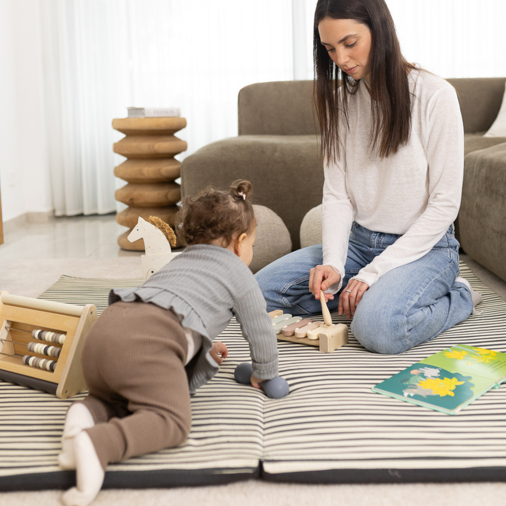 Imperfect | Bold Stripe Organic Cotton Mat