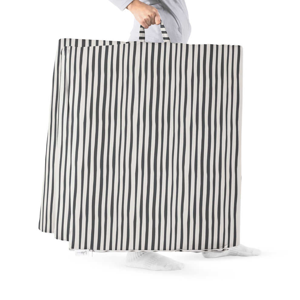 Bold Stripe Vegan Leather Cover
