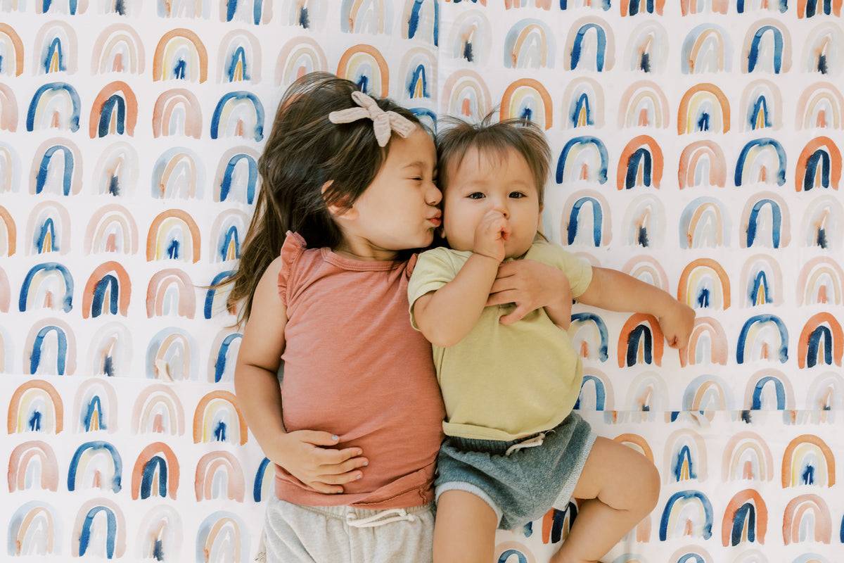 Rainbow-themed baby nursery tips + ideas