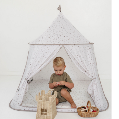 Terrazzo Chalk Play Tent