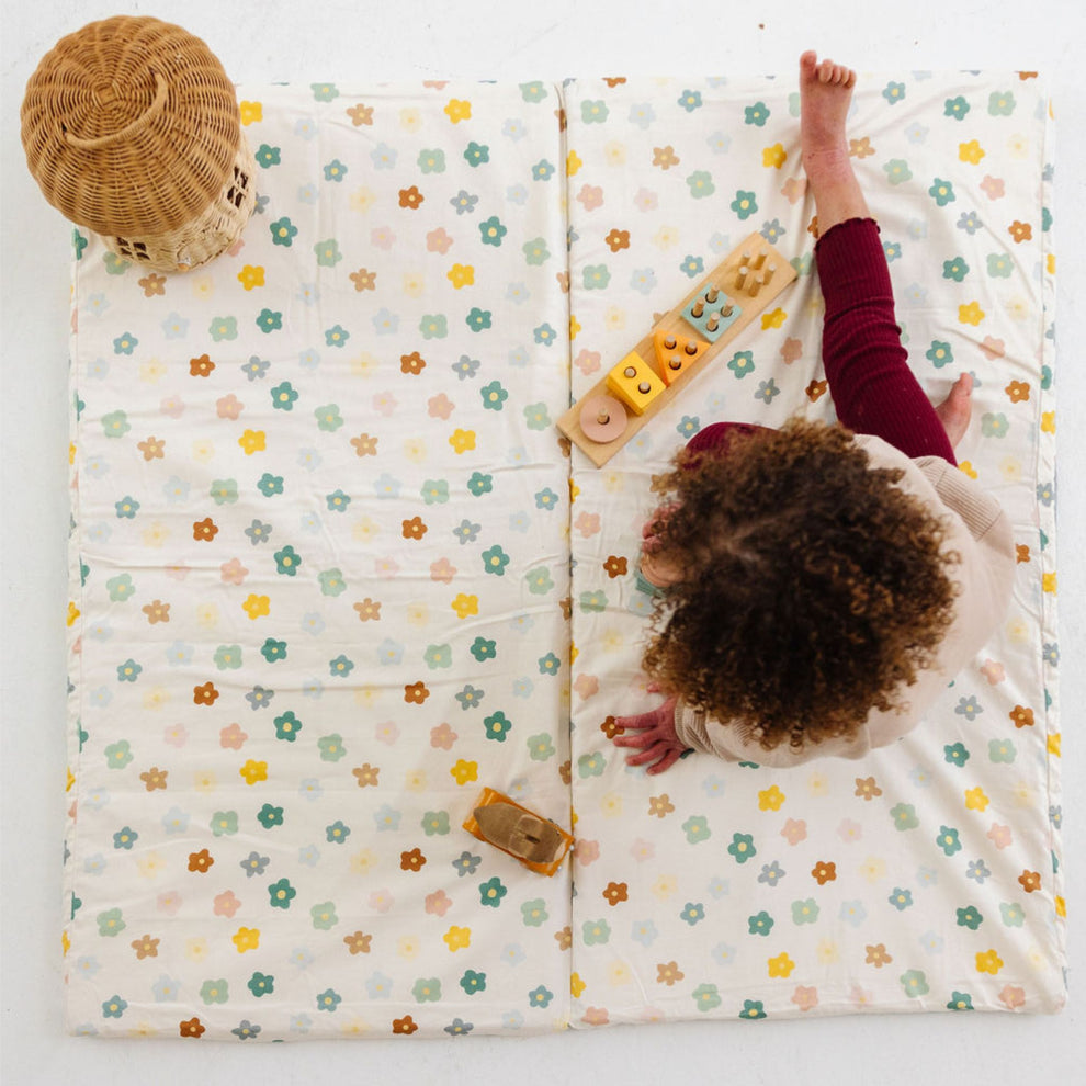 Playful Posies Organic Cotton Mat