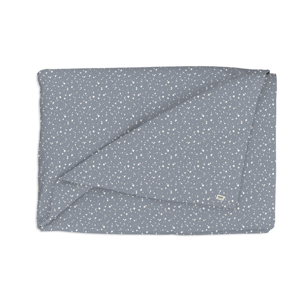 Terrazzo Slate Organic Cotton Cover