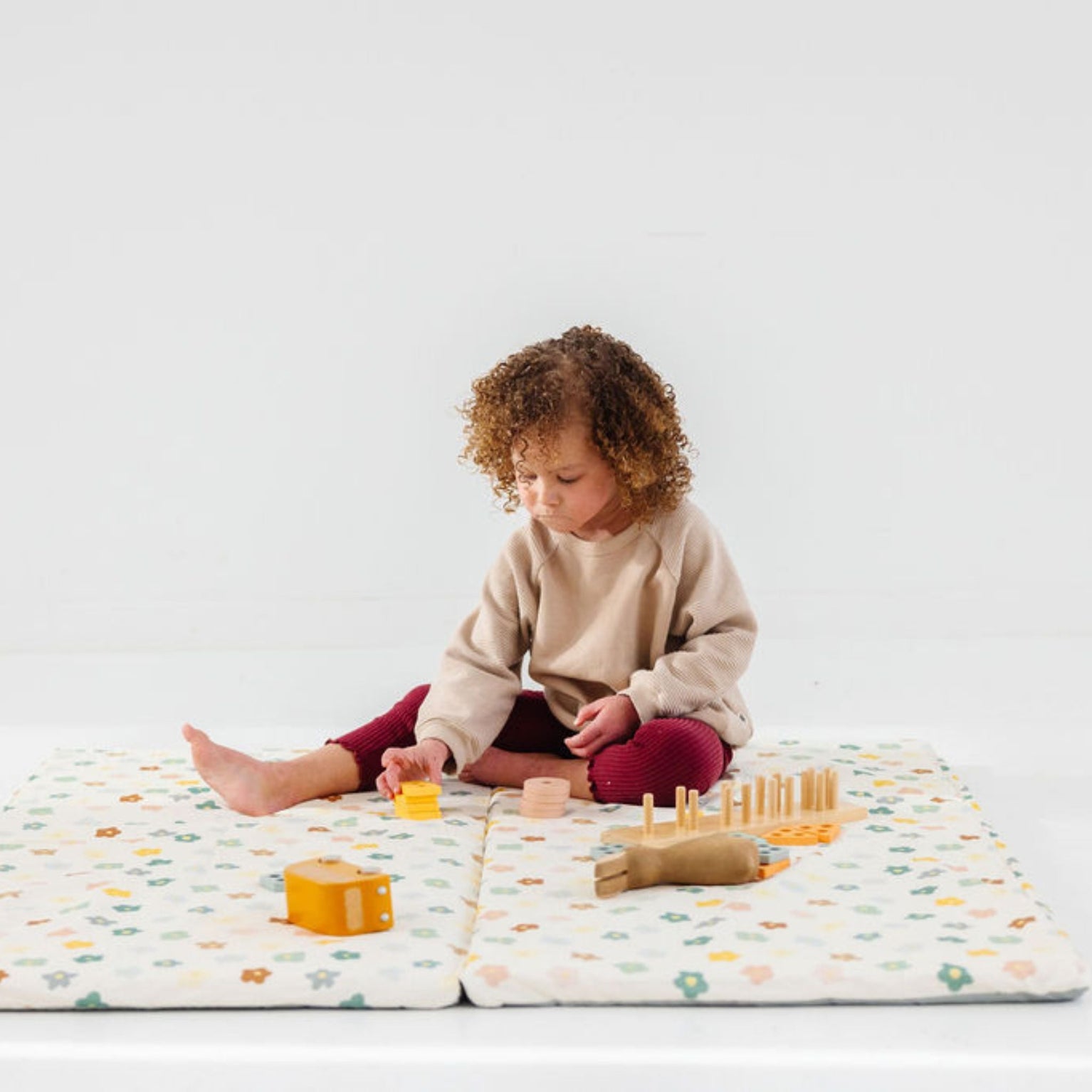 Imperfect | Playful Posies Organic Cotton Mat