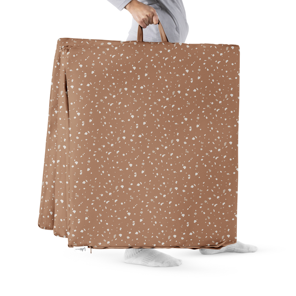 Terrazzo Clay Vegan Leather Cover