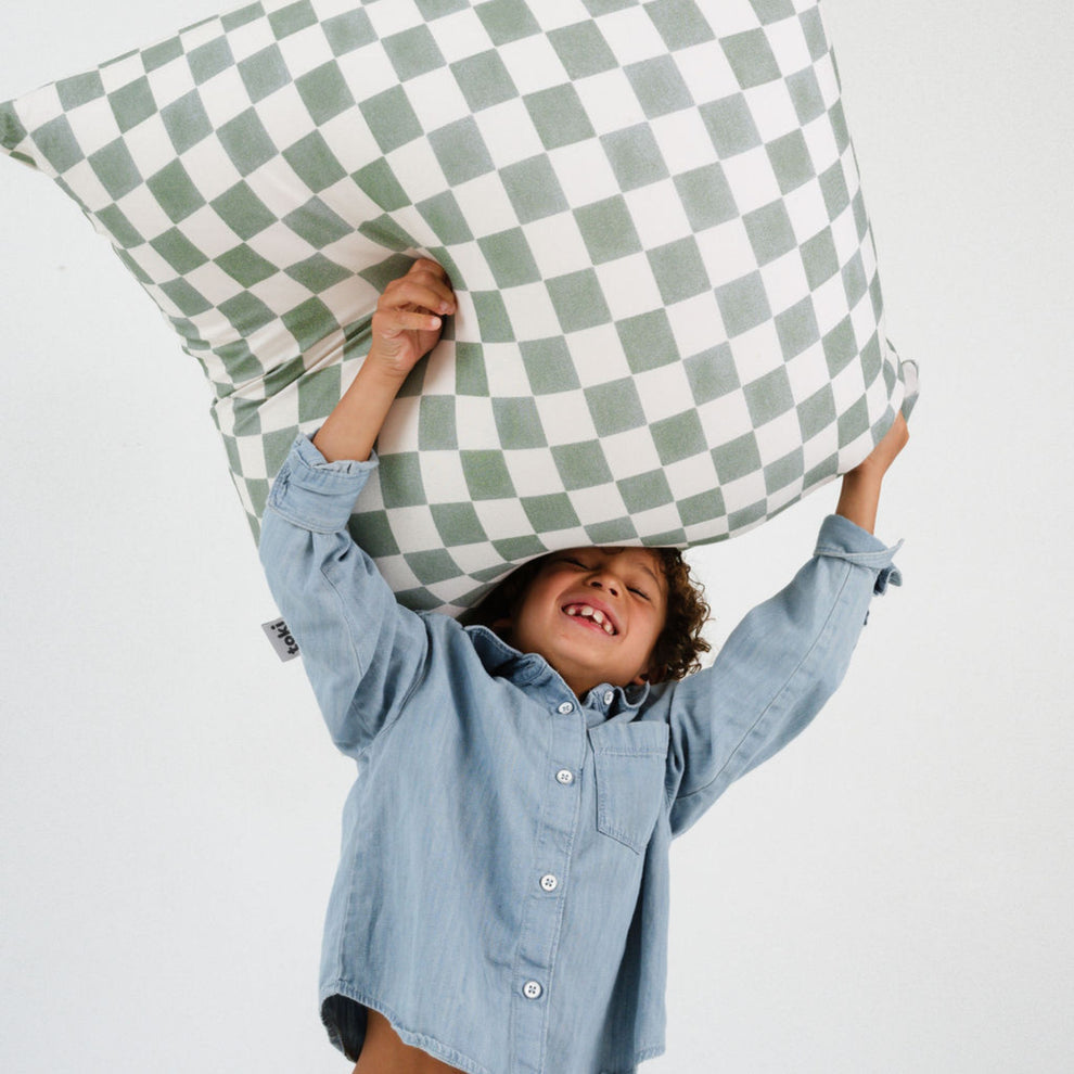 Checker Matcha Bean Bag Cover