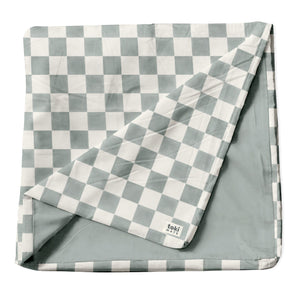 Imperfect | Checker Matcha Organic Cotton Cover