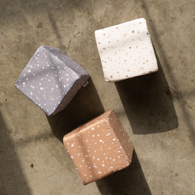 Terrazzo Chalk Play Cube