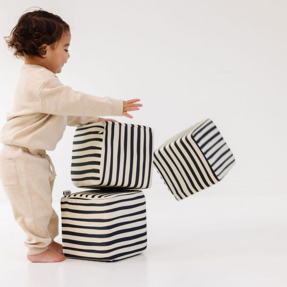 Imperfect | Bold Stripe Play Cube