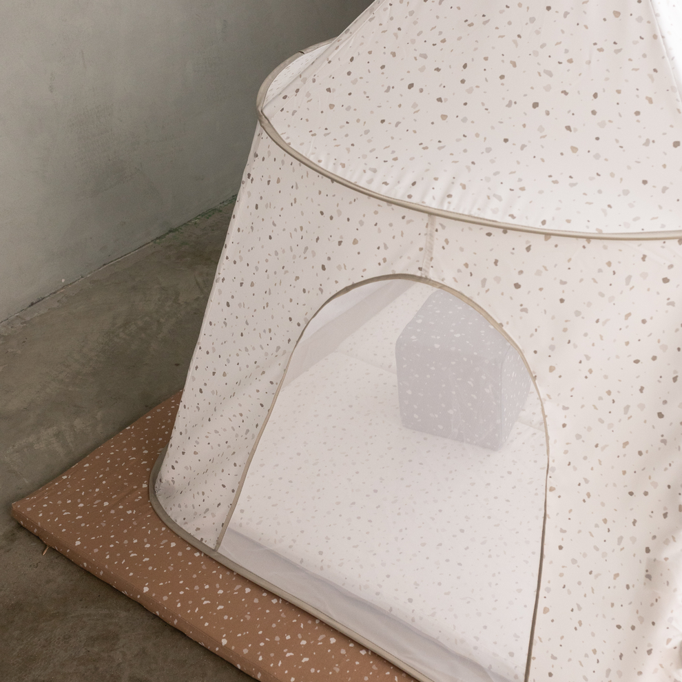 Terrazzo Chalk Play Tent