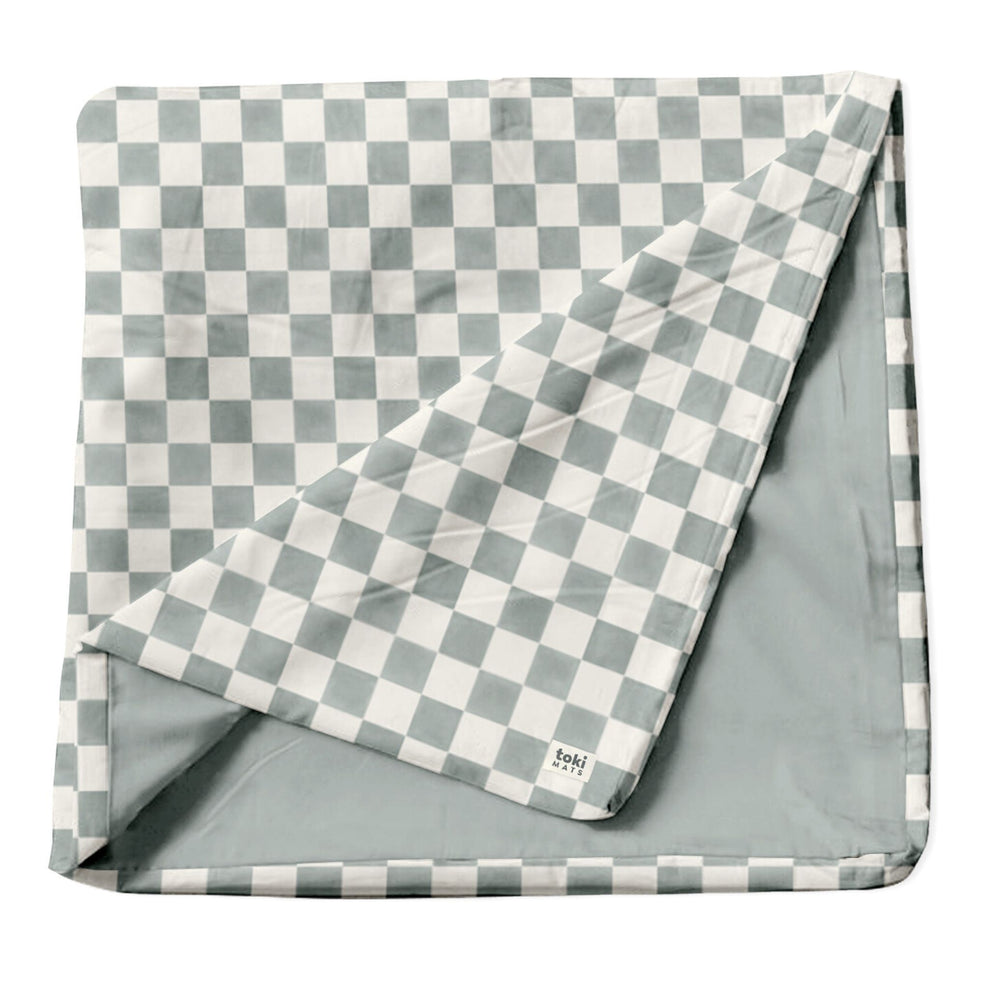 Checker Matcha Organic Cotton Cover