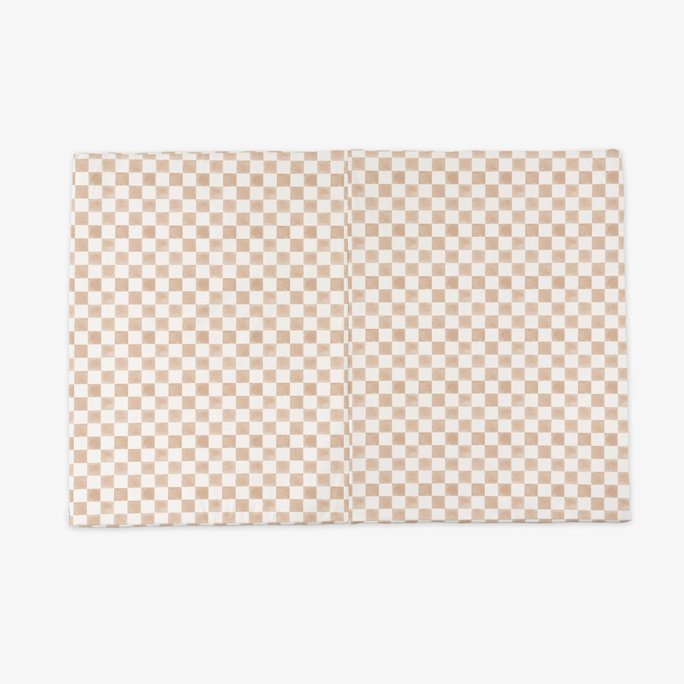 Imperfect | Checker Toffee Vegan Leather Mat