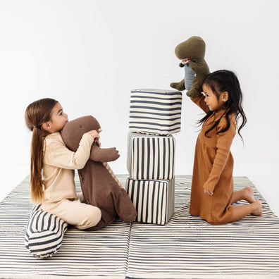 Bold Stripe Play Cube Cover