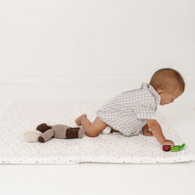 Terrazzo Chalk Vegan Leather Mat