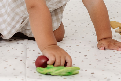 Terrazzo Chalk Vegan Leather Mat