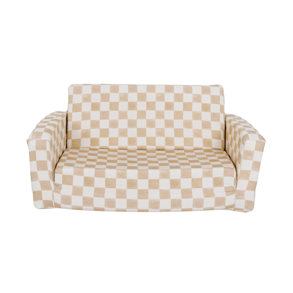 Checker Toffee Play Couch