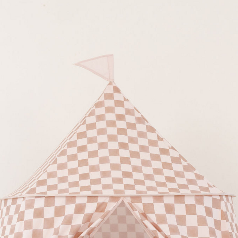 Checker Toffee Play Tent