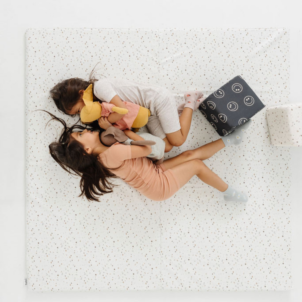 Terrazzo Chalk Vegan Leather Mat