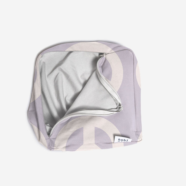 Imperfect | Lavender Peace Sign Play Cube Cover
