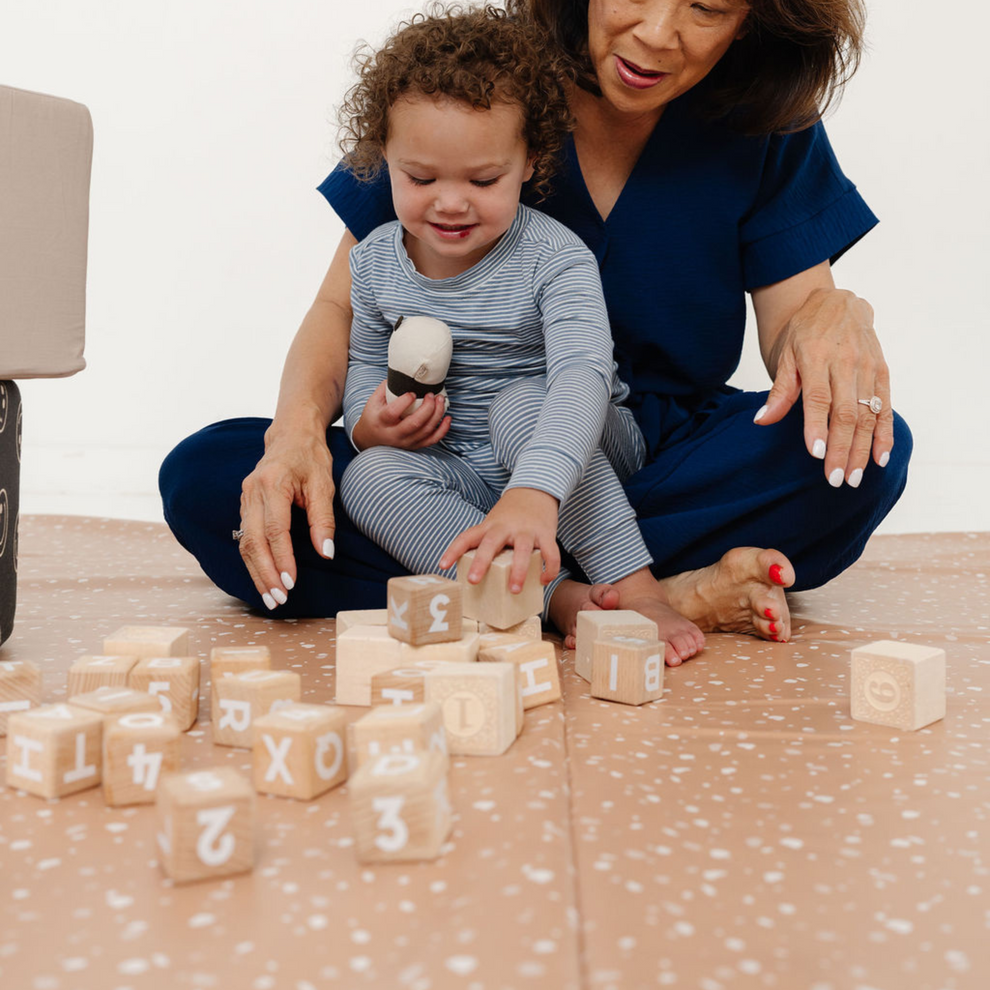 Terrazzo Clay Vegan Leather Mat
