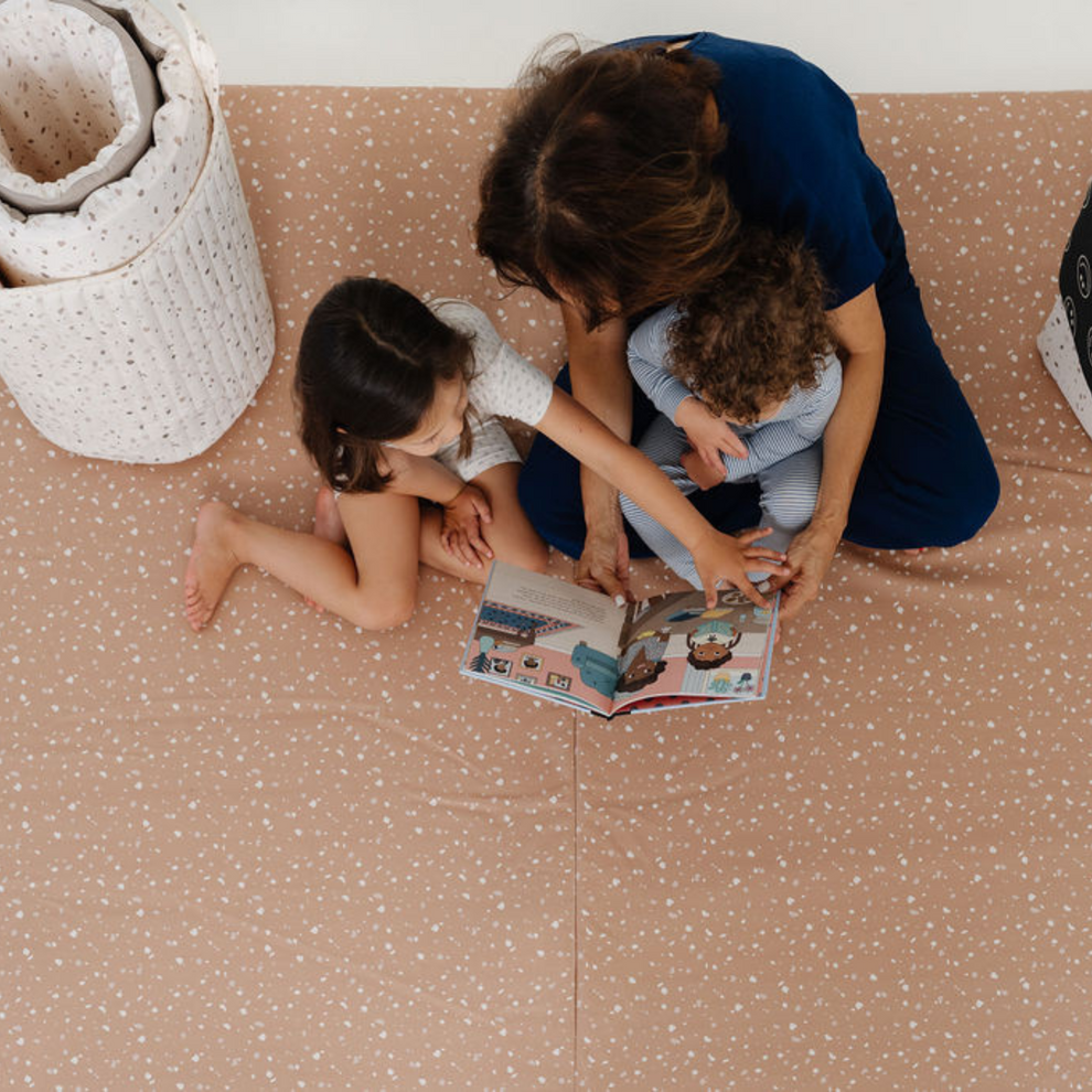 Terrazzo Clay Vegan Leather Mat