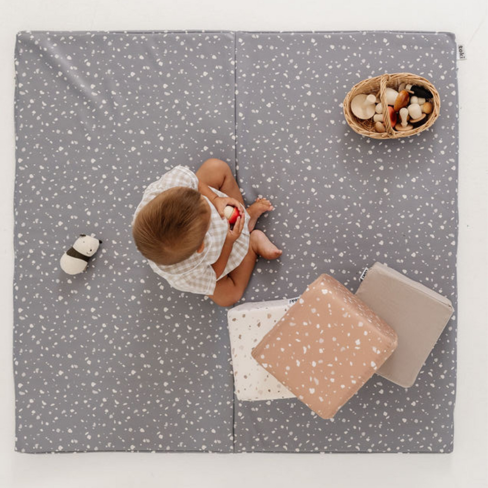 Terrazzo Slate Vegan Leather Cover
