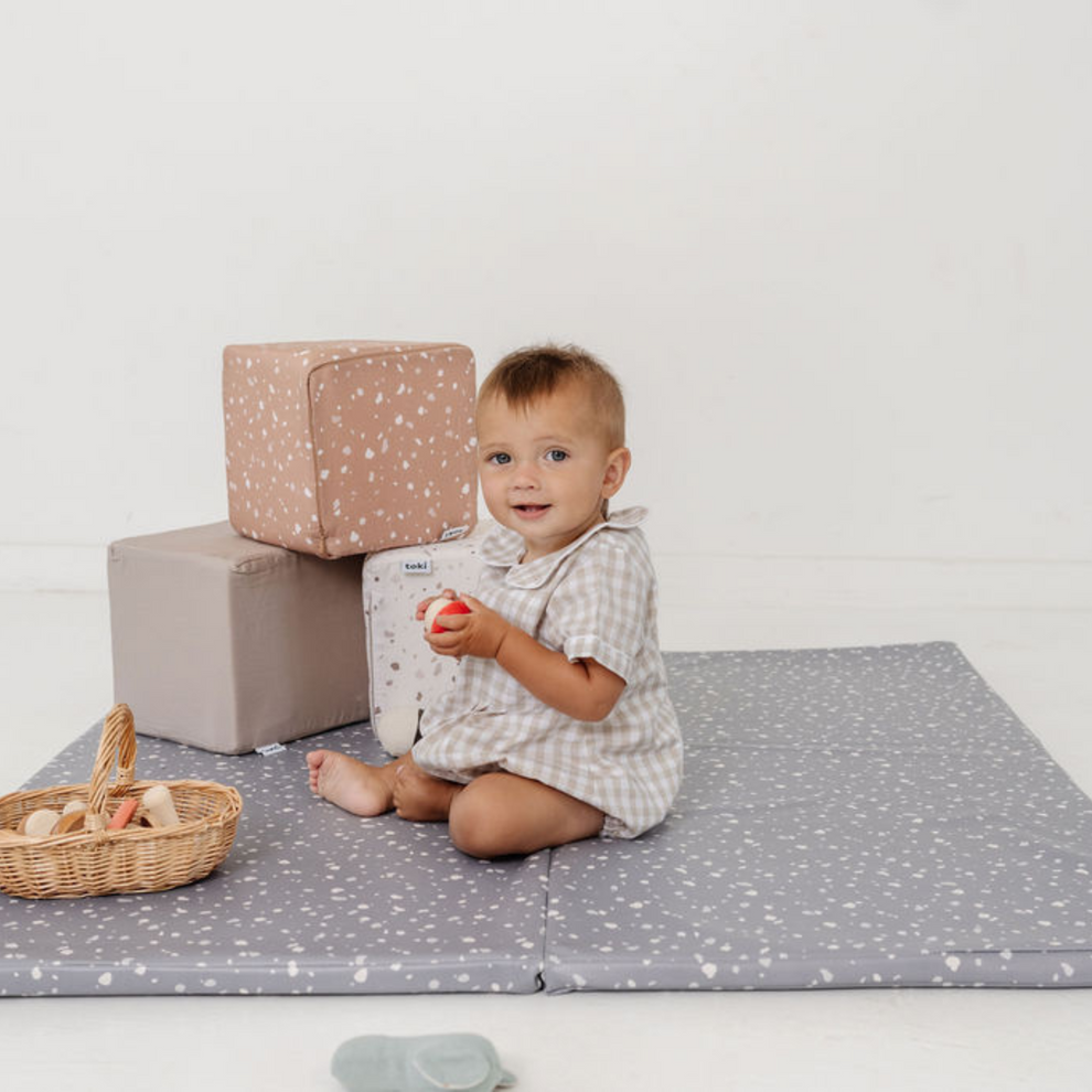 Terrazzo Slate Vegan Leather Cover