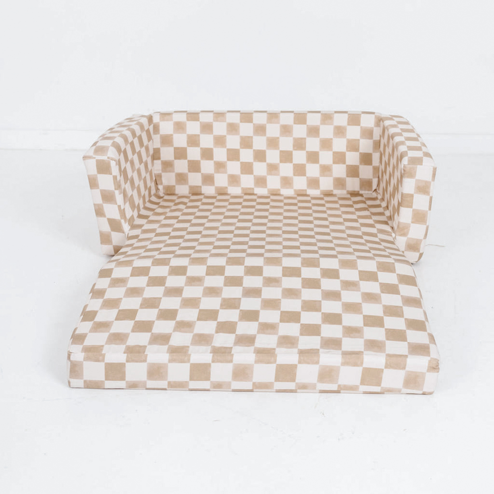 Checker Toffee Play Couch