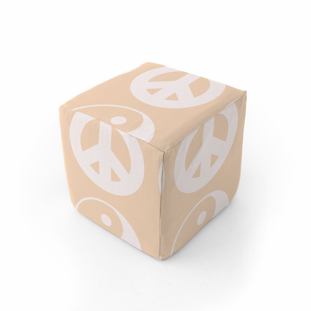 Imperfect | Beige Yin Yang Play Cube Cover