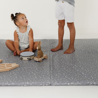 Terrazzo Slate Vegan Leather Mat