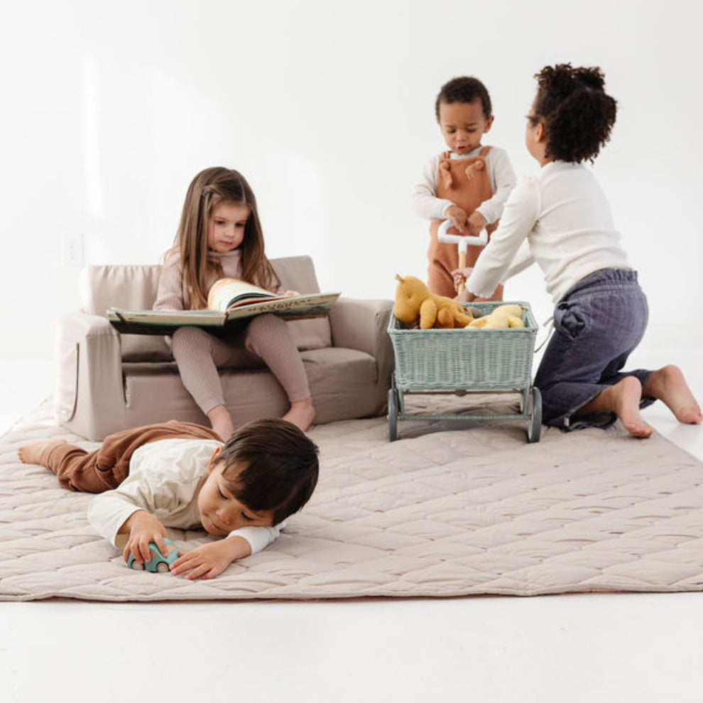 Cloud + Sandcastle Picnic Blanket