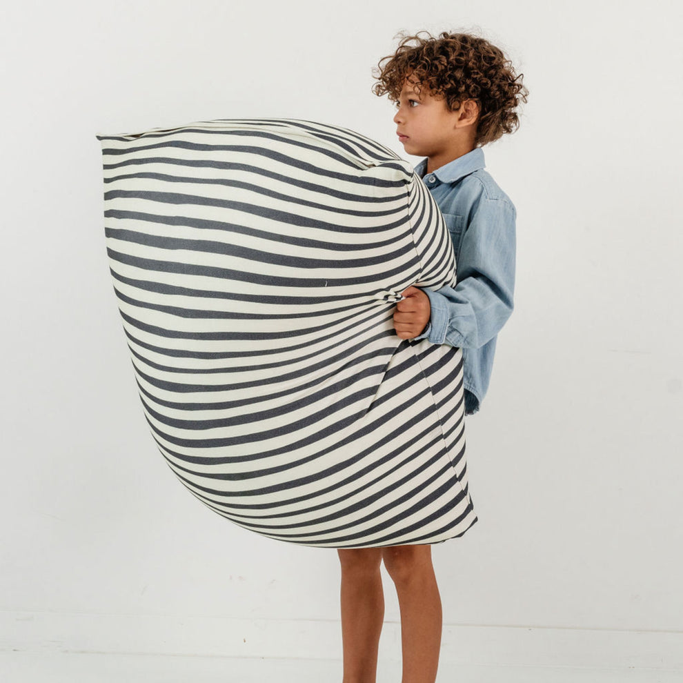 Bold Stripe Bean Bag