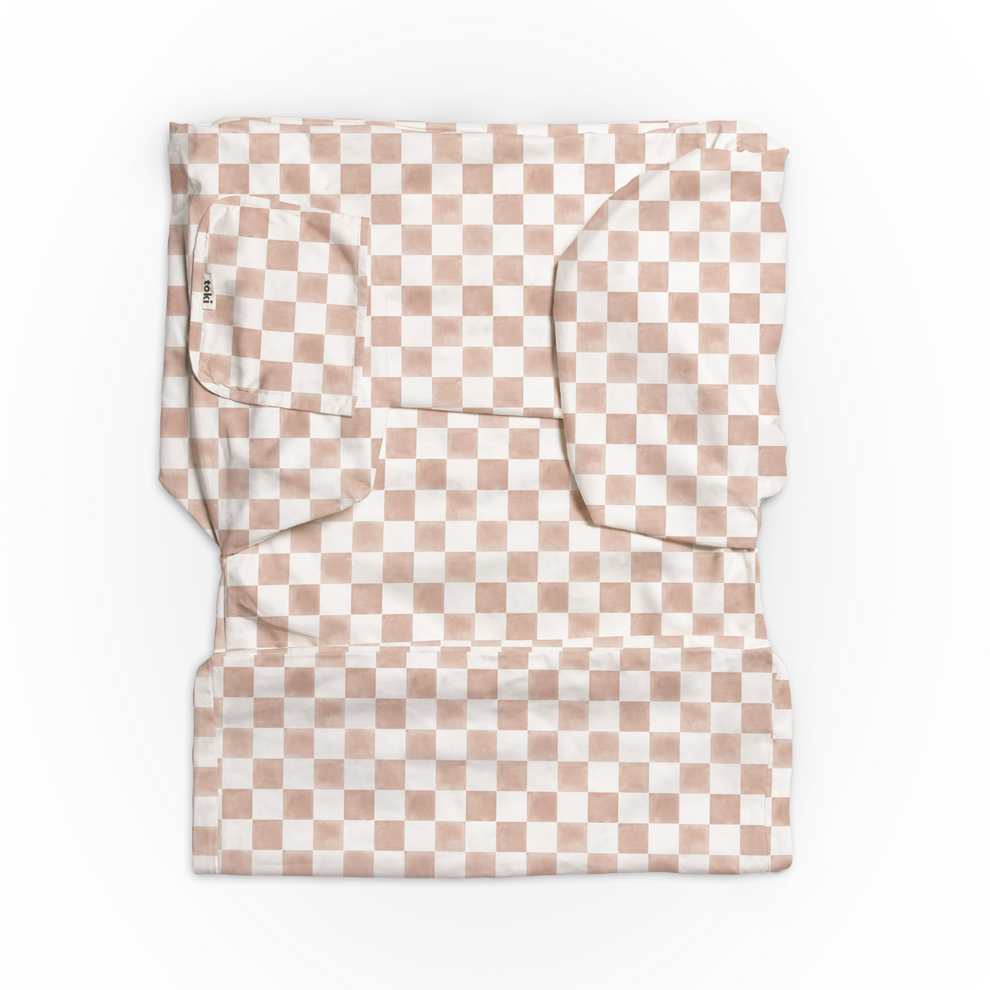 Checker Toffee Play Couch Cover