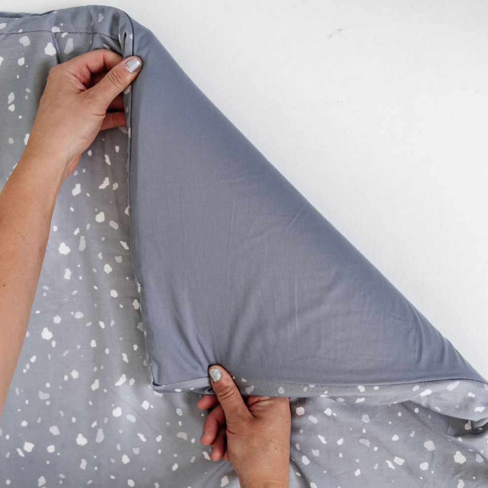 Imperfect | Terrazzo Slate Organic Cotton Mat