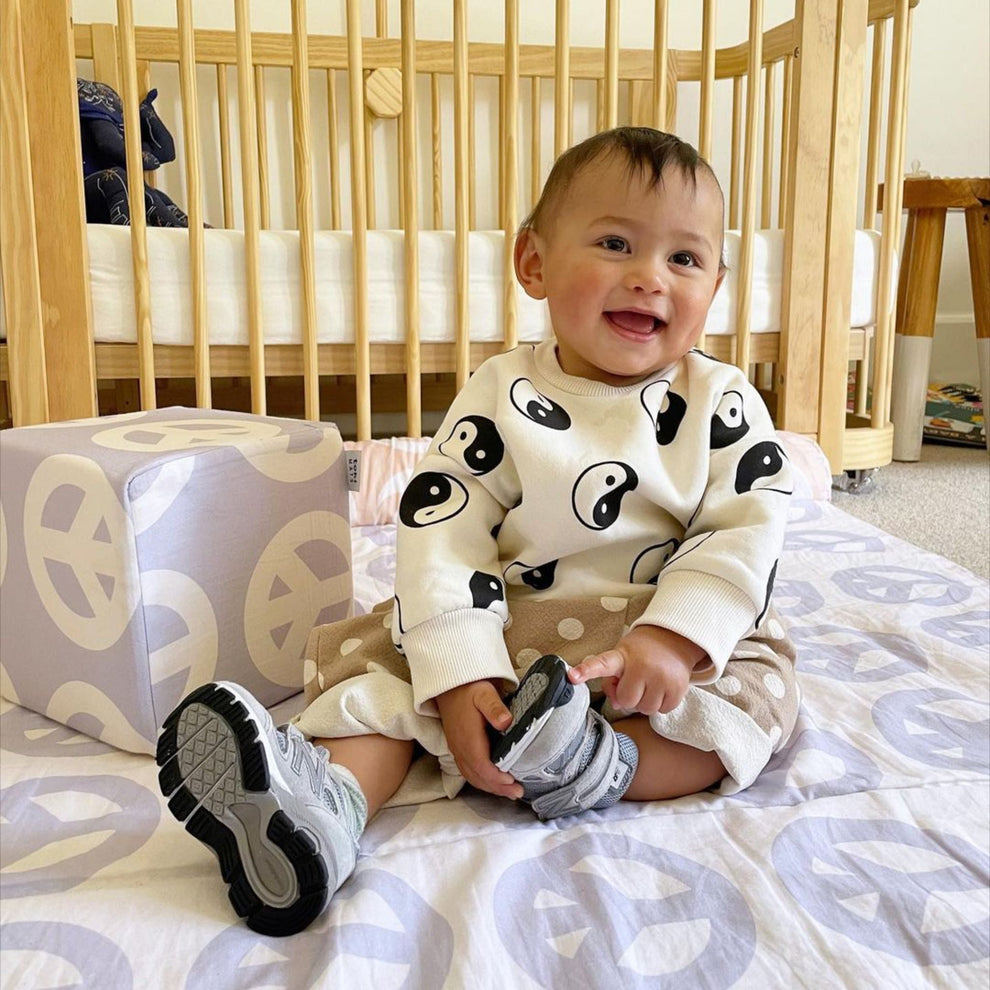 Imperfect | Lavender Peace Sign Play Cube Cover