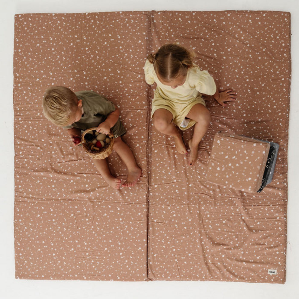 Terrazzo Clay Organic Cotton Mat