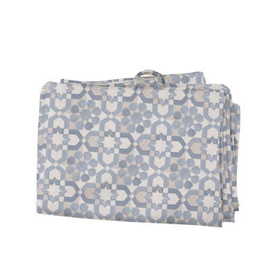 Blue Tile Vegan Leather Cover