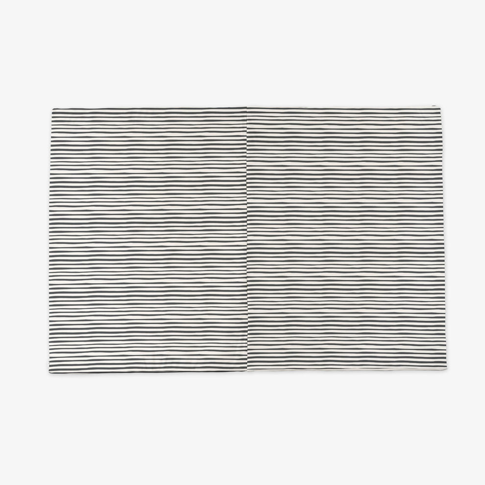 Bold Stripe Vegan Leather Mat