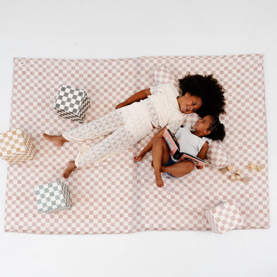 Imperfect | Checker Gumdrop Organic Cotton Cover