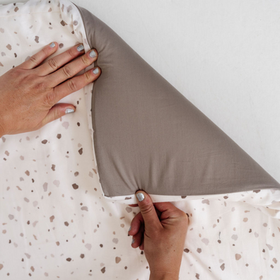 Terrazzo Chalk Organic Cotton Mat