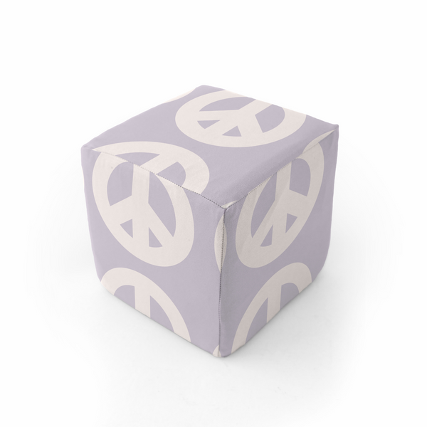 Imperfect | Lavender Peace Sign Play Cube Cover